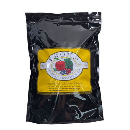Fromm Four-Star Chicken A La Veg Recipe Dry Cat Food - 4lb / 5lb Bag - Chicken, Veggies, & Fruits