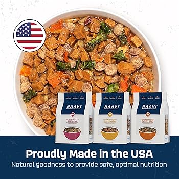 Naavi Slow Roasted Turkey & Veggie Bowl Dog Food, 2 lbs