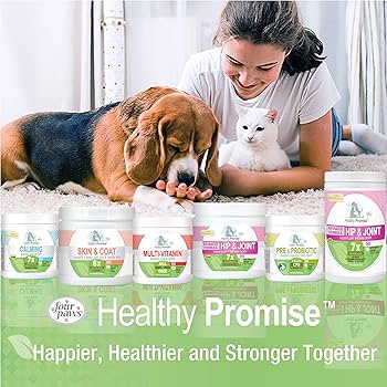 Healthy Promise Brewers Yeast for Dogs - 250 Count - Four Paws Supplement - B Vitamins
