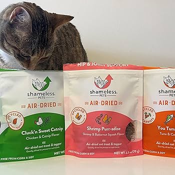 Shameless Pets Shrimp Purr-adise Air-Dried Cat Treat & Food Topper - 2.5 oz