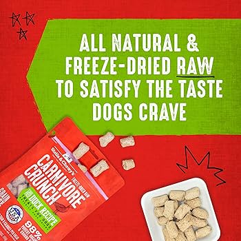 Stella & Chewy's Carnivore Crunch Freeze-Dried Raw Duck Dog Treats, 3.25 oz