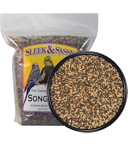SLEEK & SASSY Garden Canary Bird Food 4 lbs