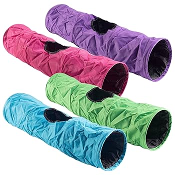 Kaytee Crinkle Tunnel - Small Animal Toy - Crackling Tube for Ferrets, Guinea Pigs, Rats & Chinchillas - 23" Long
