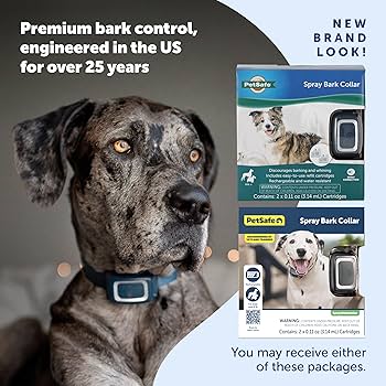 PetSafe Spray Bark Collar - Rechargeable, Citronella/Unscented, Dog Training