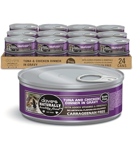 Dave's Naturally Healthy Chicken Grain-Free Pate Canned Cat Food, 5.5 oz