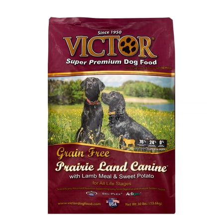 Victor Grain-Free Prairie Land Lamb Dry Dog Food  30 lb