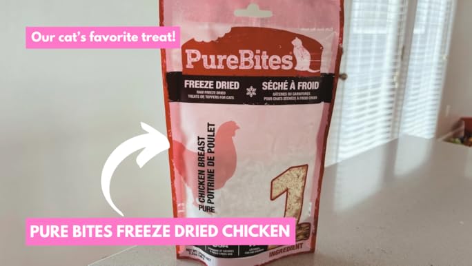 PureBites Freeze Dried Chicken Breast Cat Treats - 0.6 oz / 17g Entry Size