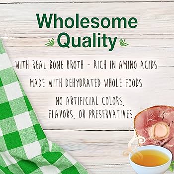 Nylabone Healthy Edibles Broth Bone Natural Dog Chew Treat, Ham Flavor, Large/Giant, Up to 50 lbs