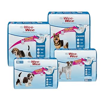 Four Paws Wee-Wee Disposable Dog Diapers - X-Small, 36 Count