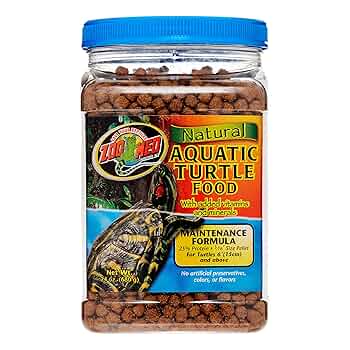 Zoo Med Natural Aquatic Turtle Food - Maintenance Formula (Pellets) - 24 oz