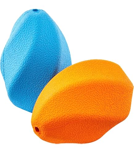 Ruffwear Gnawt-a-Rock Dog Toy - Durable Rubber Treat Dispenser for Fetch & Chew, Sockeye Red