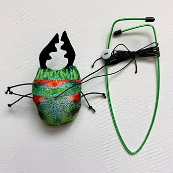 SPOT Buzzing Insect A-Door-Able Cat Toy - Hanging Bug with Sound & Catnip, Assorted Colors
