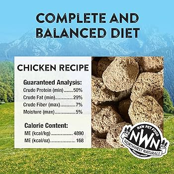 NW Naturals Freeze Dried Chicken Nuggets Dog Food, 12 oz, Grain-Free