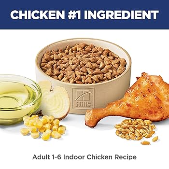 Hill's Science Diet Adult Indoor Chicken Recipe Dry Cat Food, 7 lb Bag