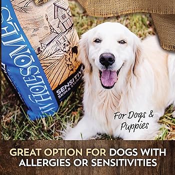 Wholesomes Sensitive Skin & Stomach Salmon Dog Food 30 lb