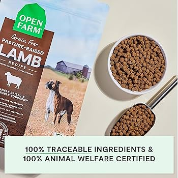 Open Farm Grain-Free Pasture Raised Lamb Dry Dog Food, 4 lb Bag