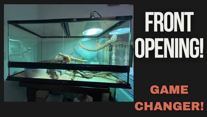 Zoo Med Naturalistic Terrarium - 36" x 18" x 18" - Double Door Front Opening Reptile Habitat - 40 Gallon