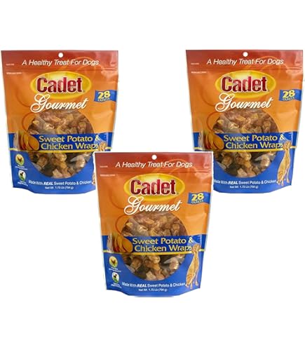 Cadet Gourmet Sweet Potato & Duck Wrapped Dog Treats, 28 oz