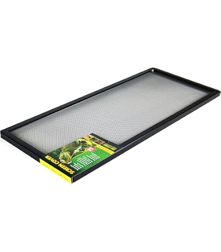 Exo Terra Screen Cover - 15-20 Gallon Terrarium Top - 24" x 12" Reptile Tank Lid