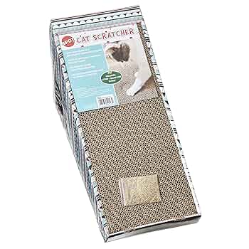 Ethical Pet Spot Ramp Cat Scratcher - 17 inch Corrugated Cardboard with Catnip & Silver Vine