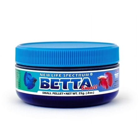 New Life Spectrum Betta Small Pellets - Naturox Series - 25g - 0.5-0.75mm Floating Food for Betta Fish