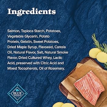 Blue Buffalo Wilderness Trail Treats Wild Bits Salmon - High Protein Grain Free Dog Training Treats - 4oz Bag