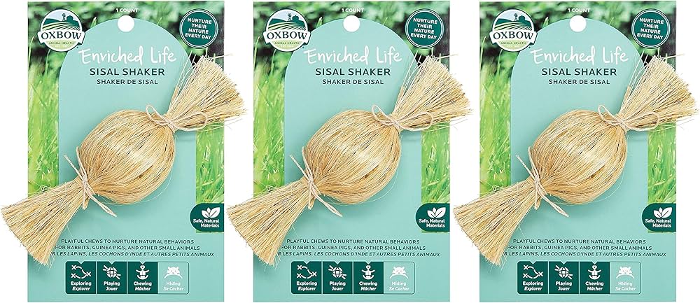 Oxbow Enriched Life Sisal Shaker Toy - Small Animal Chew Toy