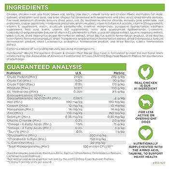 NutriSource Weight Management Chicken & Chicken Meal Dry Dog Food - 15 lb Bag