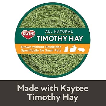 Kaytee Field+Forest Mini Hay Bale Apple - Timothy Hay Treat for Small Animals (3.5 oz)