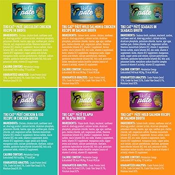 Tiki Cat Luau Pâté Variety Pack, Grain-Free Wet Cat Food, 2.8 oz Cans (12 Pack)