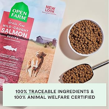 Open Farm Grain-Free Wild Caught Salmon Dry Dog Food, 4 lb Bag