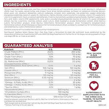 NutriSource Seafood Select Grain-Free Dry Dog Food - Salmon & Menhaden Fish Meal, 26 lb