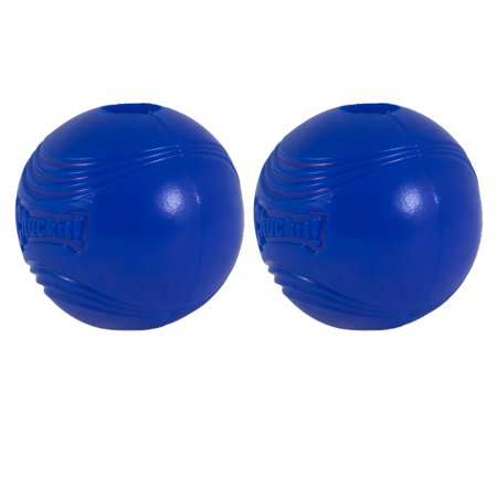 Chuckit! Super Crunch Ball Dog Toy - Medium, 2-Pack - Crackling Sound Fetch Ball