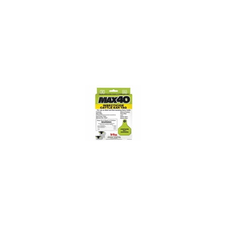 Y-Tex 21297070 MAX 40 Livestock Insecticide Ear Tag - Qua...