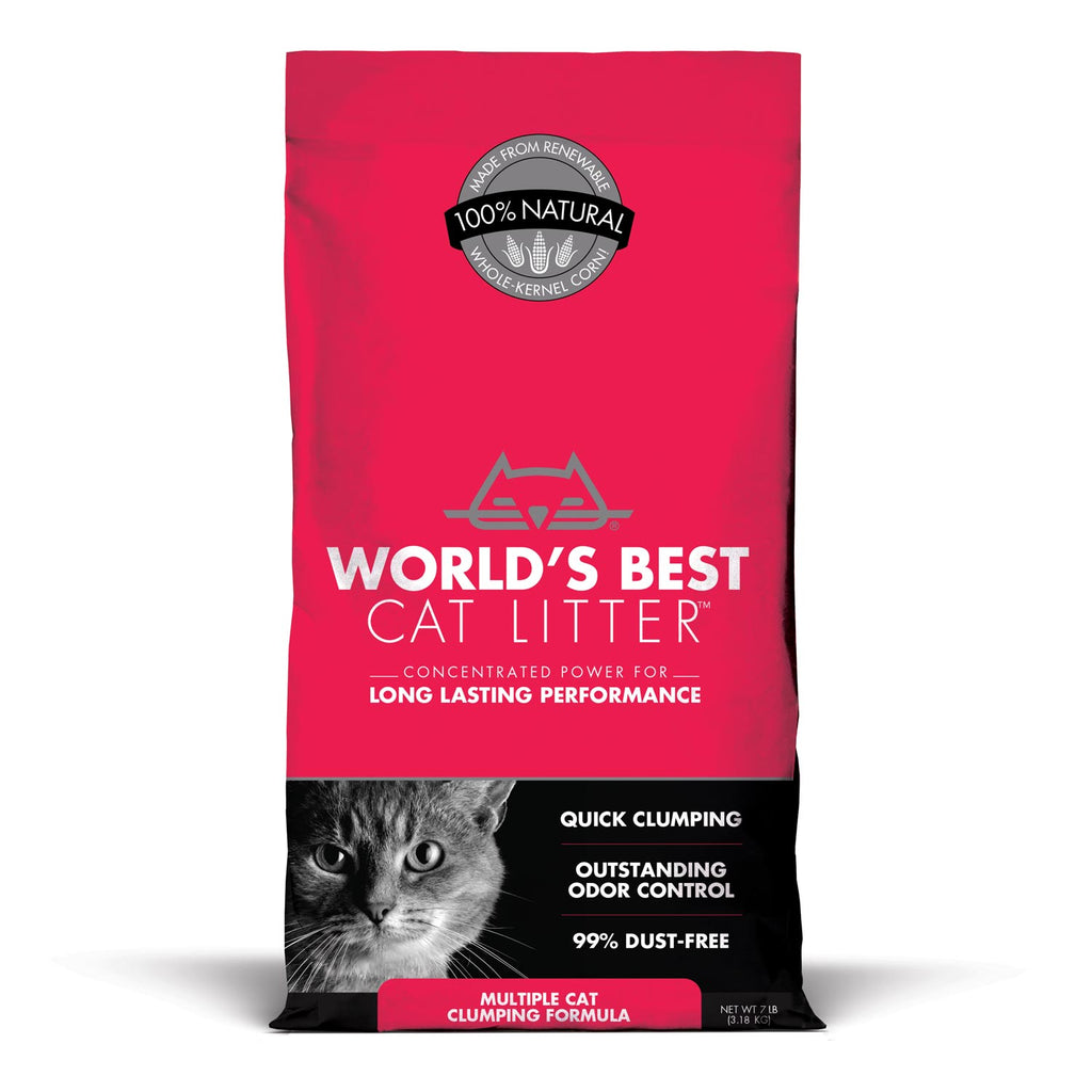 World s Best Cat Litter Natural Multi-Cat Litter Clumping...