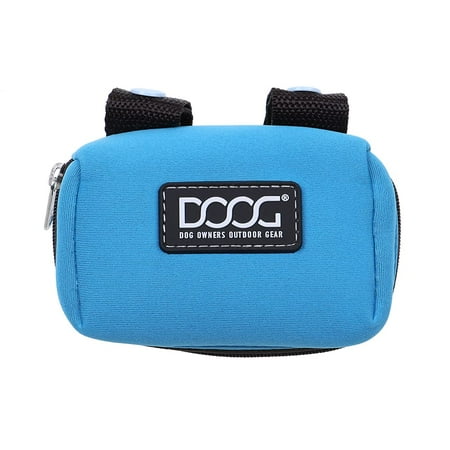 DOOG Walkie Pouch - Light Blue Dog Walking Bag - Poop Bag Dispenser