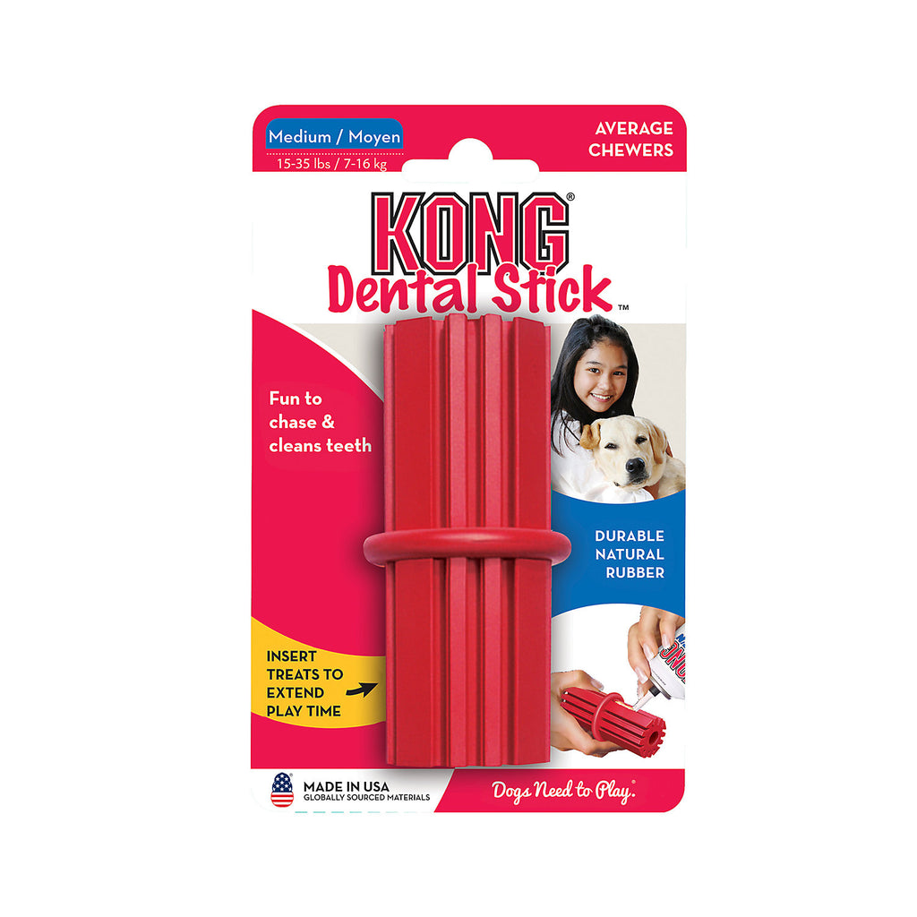 Kong Dental Stick Dog Treat Toy