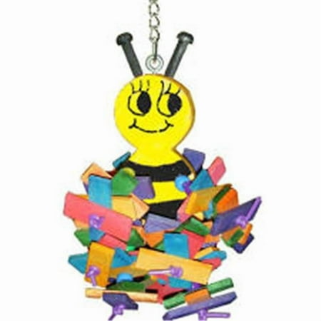 A&E Cage Busy Bee Bird Toy - Happy Beaks - Finch, Canary, Parakeet, Lovebird Toy