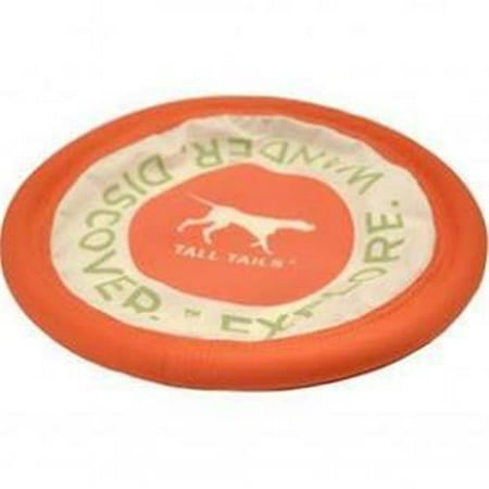 Tall Tails 88214857 Flying Dog Disc  Orange - 7 in.