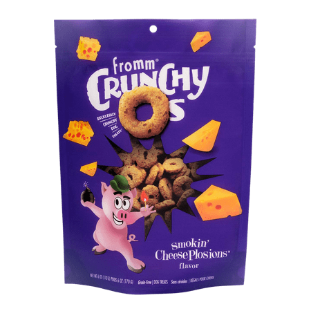 Fromm Crunchy O's Smokin' Cheeseplosions Dog Treats, 6 oz