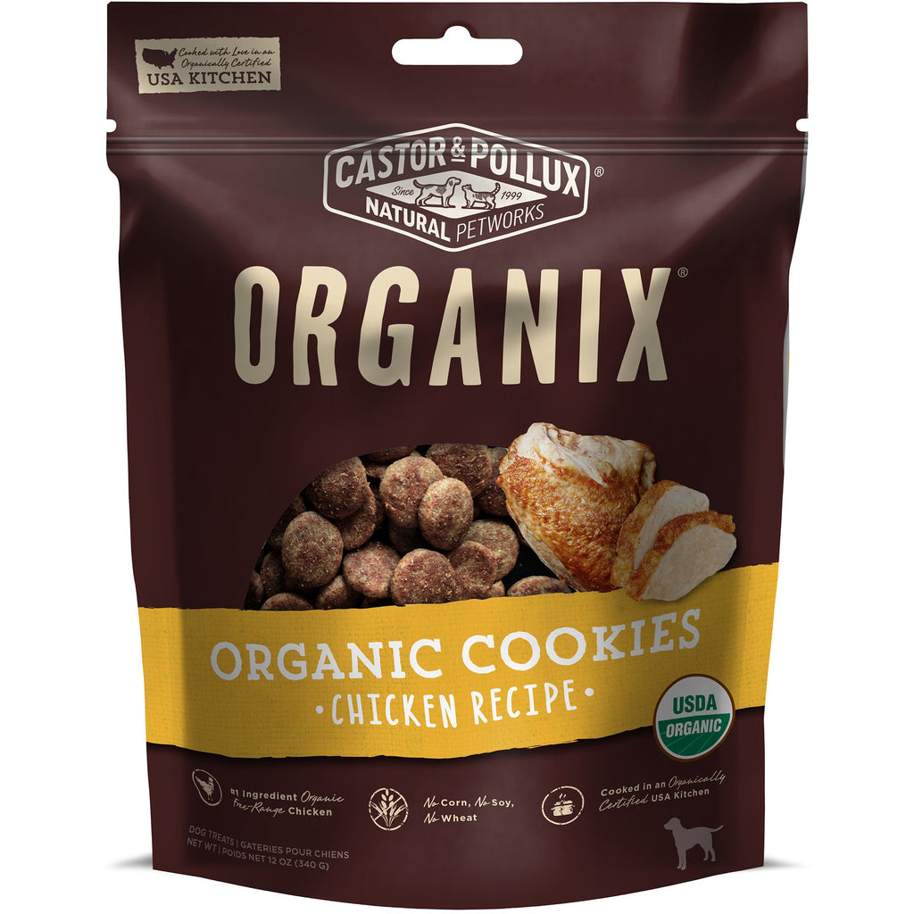 Castor & Pollux - Organix Organic Dog Cookies Chicken Fla...