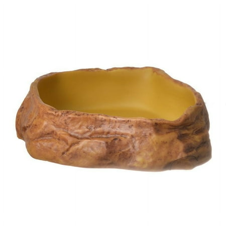 Exo Terra Water Dish - X-Large - Reptile Water Bowl, Natural Look, Easy Clean, Non-Porous