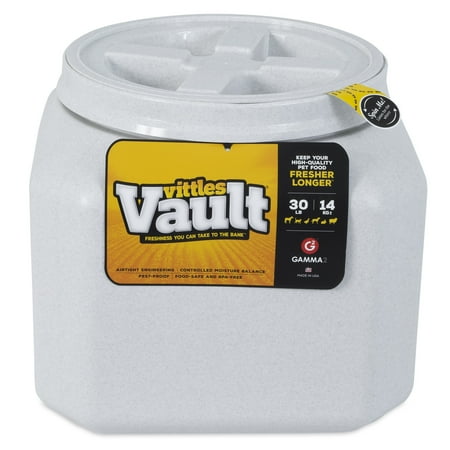 Gamma2 Vittles Vault 30 lb Airtight Pet Food Storage Container
