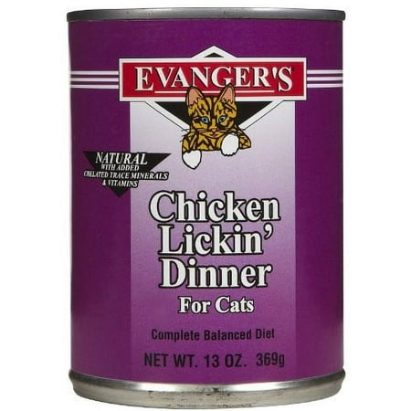 Evanger's Chicken Lickin' Dinner Wet Cat Food, 12.8 oz Can