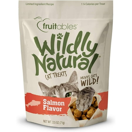 Fruitables Wildly Natural Cat Treats Salmon 2.5oz
