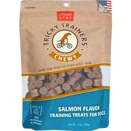 Cloud Star Tricky Trainers Salmon Flavored Chewy Training Dog Treats 5 Oz
