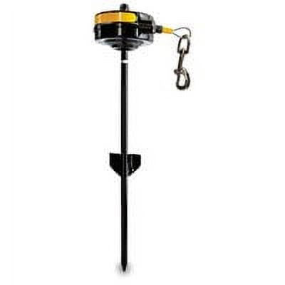 Lixit / Howard Pet Retractable Dog Tie Out Stake - Small, Up to 30 lbs, 360° Roaming