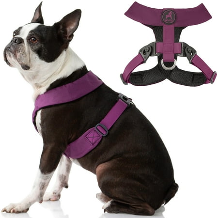 Gooby Comfort X Harness - Dual Snap, Purple, X-Large - No Pull Dog Harness