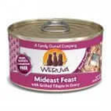 Weruva Mideast Feast Canned Cat Food - 5.5oz Can - Tilapia & Tuna in Gravy