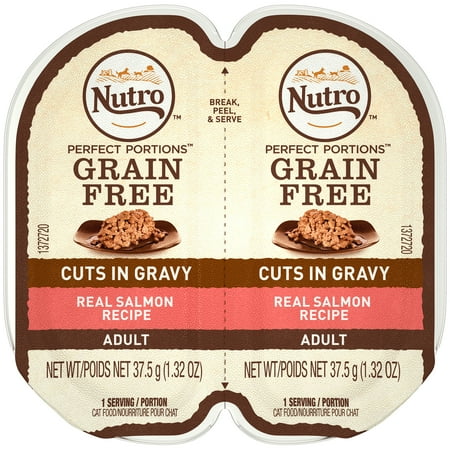 NUTRO PERFECT PORTIONS Cuts in Gravy Real Salmon Wet Cat ...